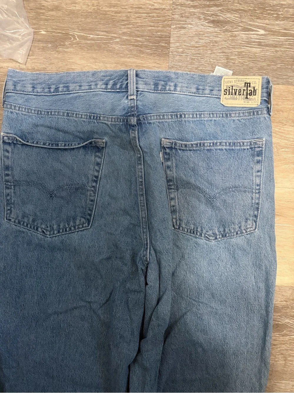 Vintage Levi Light Wash Loose Silver Tab Jeans